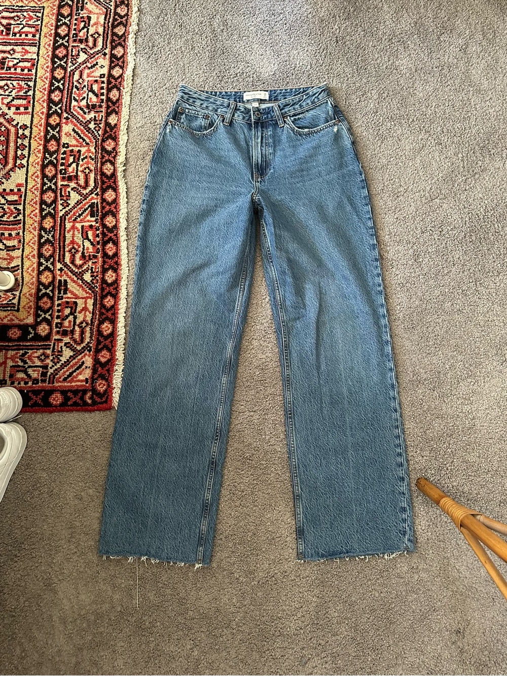 Abercrombie High Rise Loose Jeans